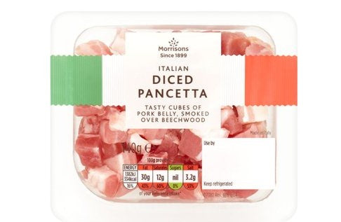 Morrisons Diced Pancetta 140g