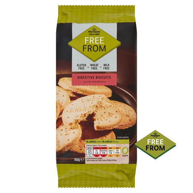 M Free From Digestive Biscuits 160g