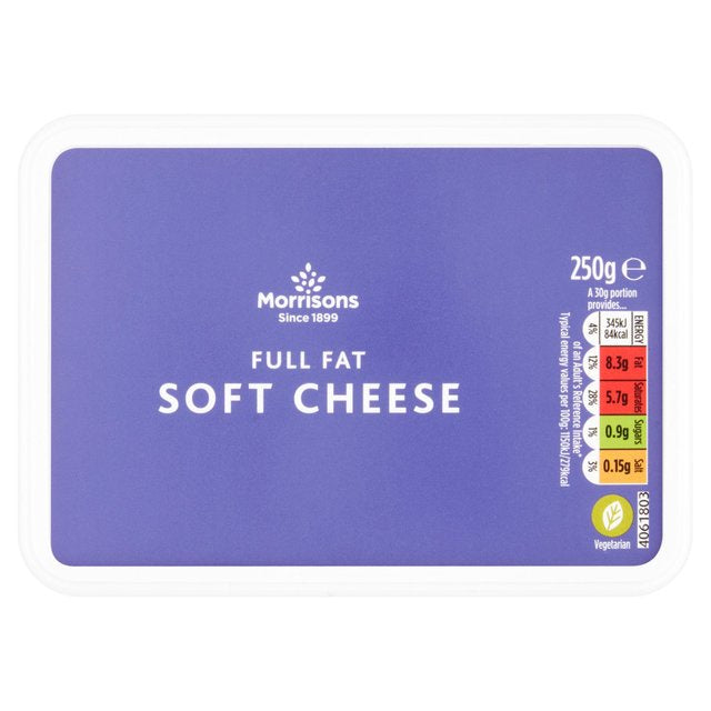 Morrisons Full Fat Soft Cheese 250g