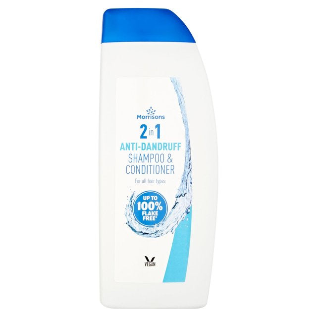 Morrisons Shampoo & Conditioner Anti-Dandruff Classic 2in1 500ml