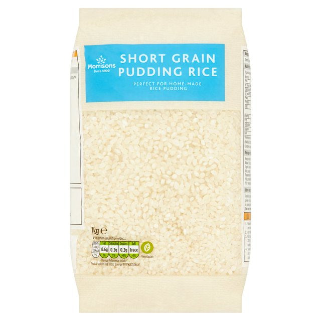 M Short Grain Pudding Rice 1kg