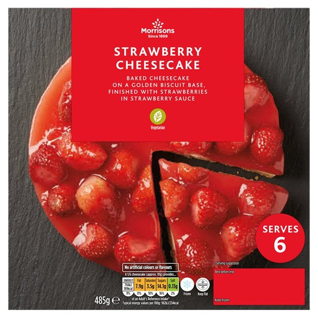 Morrisons Strawberry Cheesecake 485g