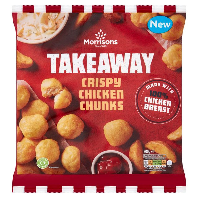 Morrisons Takeaway Battered Chicken Chunks 500g