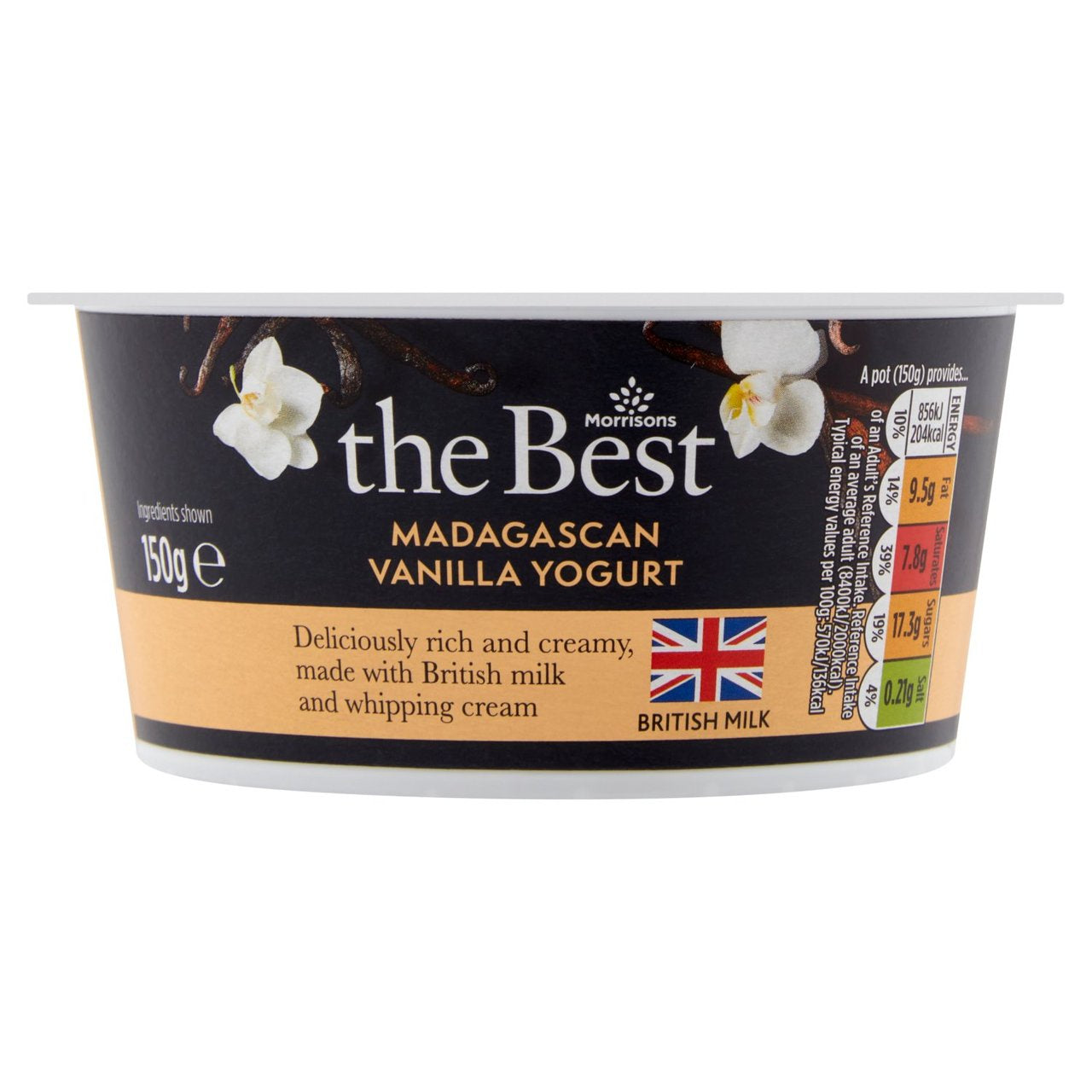 Morrisons The Best Madagascan Vanilla Yoghurt 150g