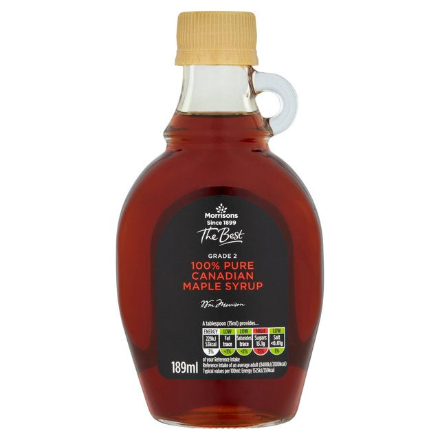 Morrisons The Best  No2 Grade Pure Maple Syrup 189ml