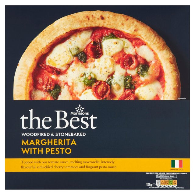 Morrisons The Best Margherita Pesto Pizza 398g