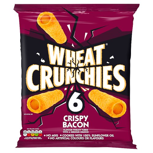 Crispy Bacon Wheat Crunchies 6 x 20g