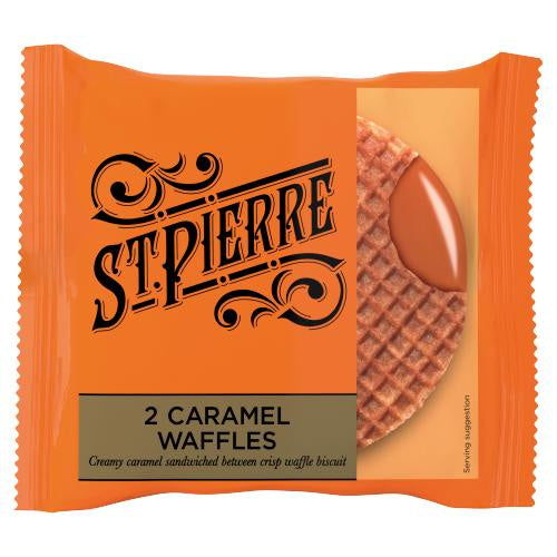 St Pierre Twin Caramel Waffles 80g