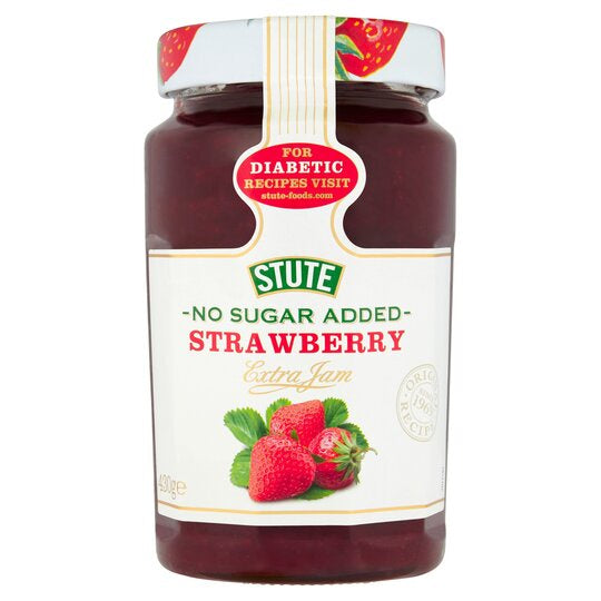 Stute No Sugar Added Strawberry Extra Jam