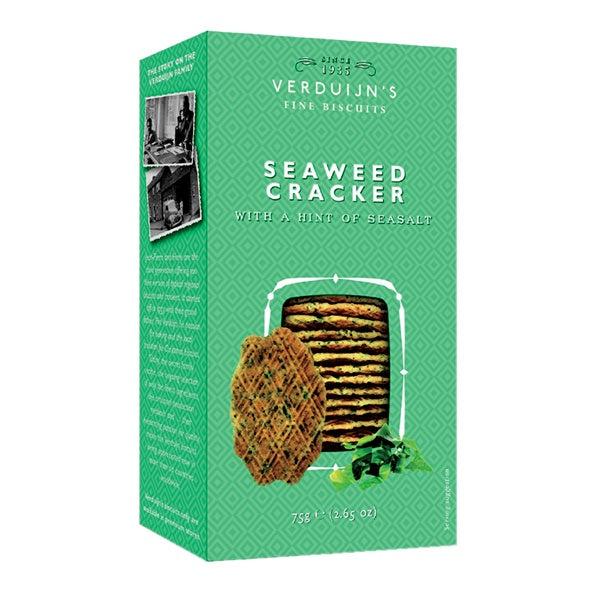 Verduijn's Seaweed Cracker with a hint of Sea Salt 75g