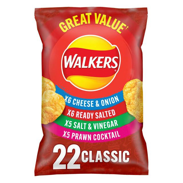 Walkers Classic Variety Multipack 22pk