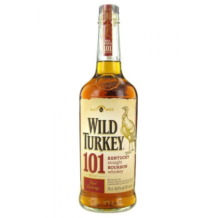 Wild Turkey Bourbon 101 Proof Kentucky Straight Bourbon Whiskey 70cl