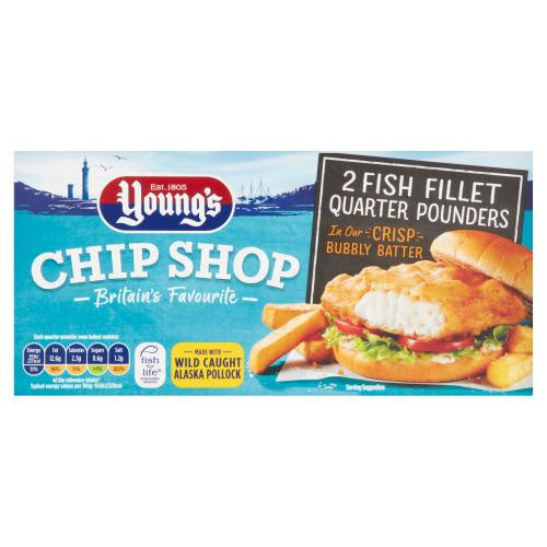 Youngs 2 Quarter Pound Fillet Of Fish 227g