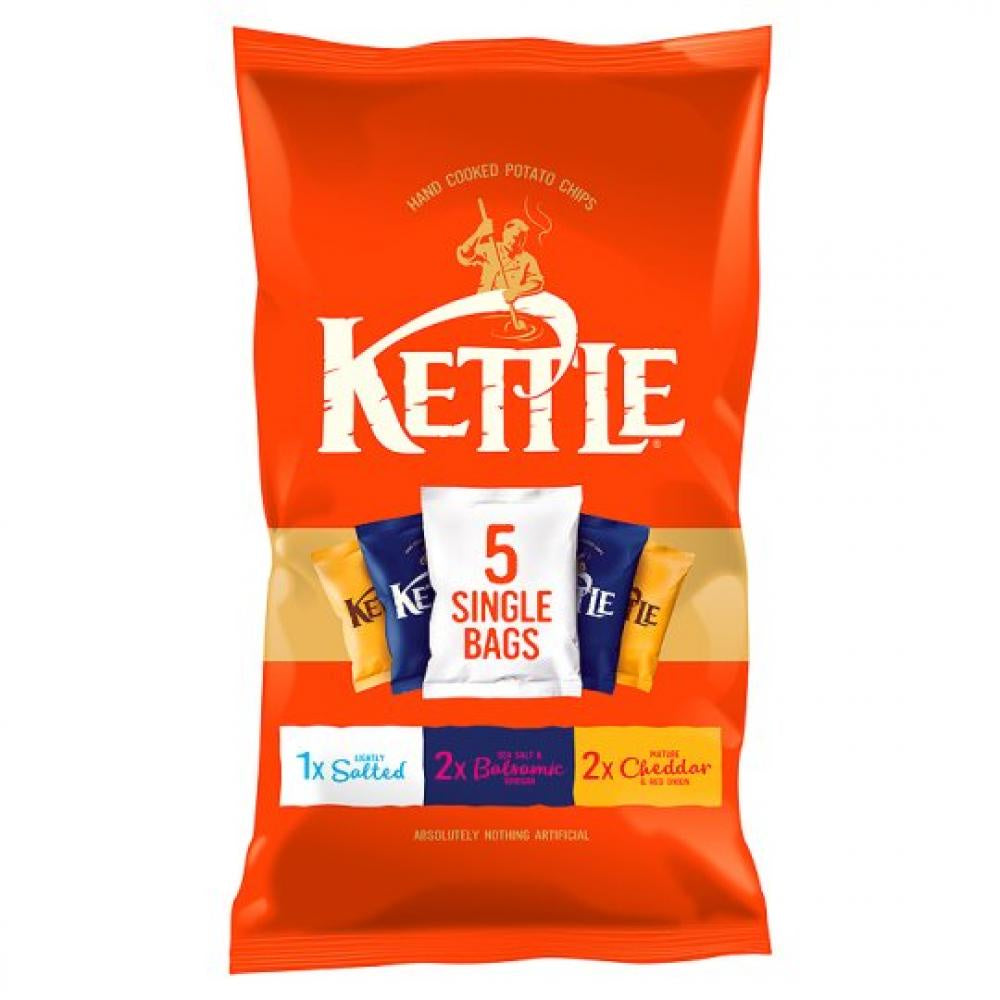 Kettle Chips Mixed Multipack 5x30g