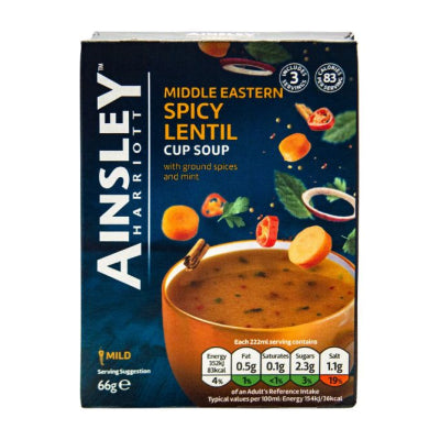 Ainsley Harriott Cup a Soup Spicy Lentil 3pk