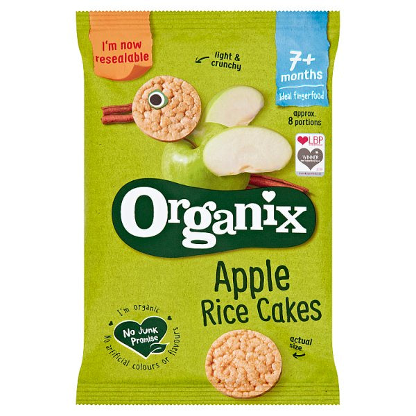 Organix Apple Rice Cake Clouds 40g