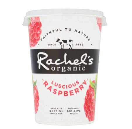 Rachel's Organic Luscious Raspberry 450g