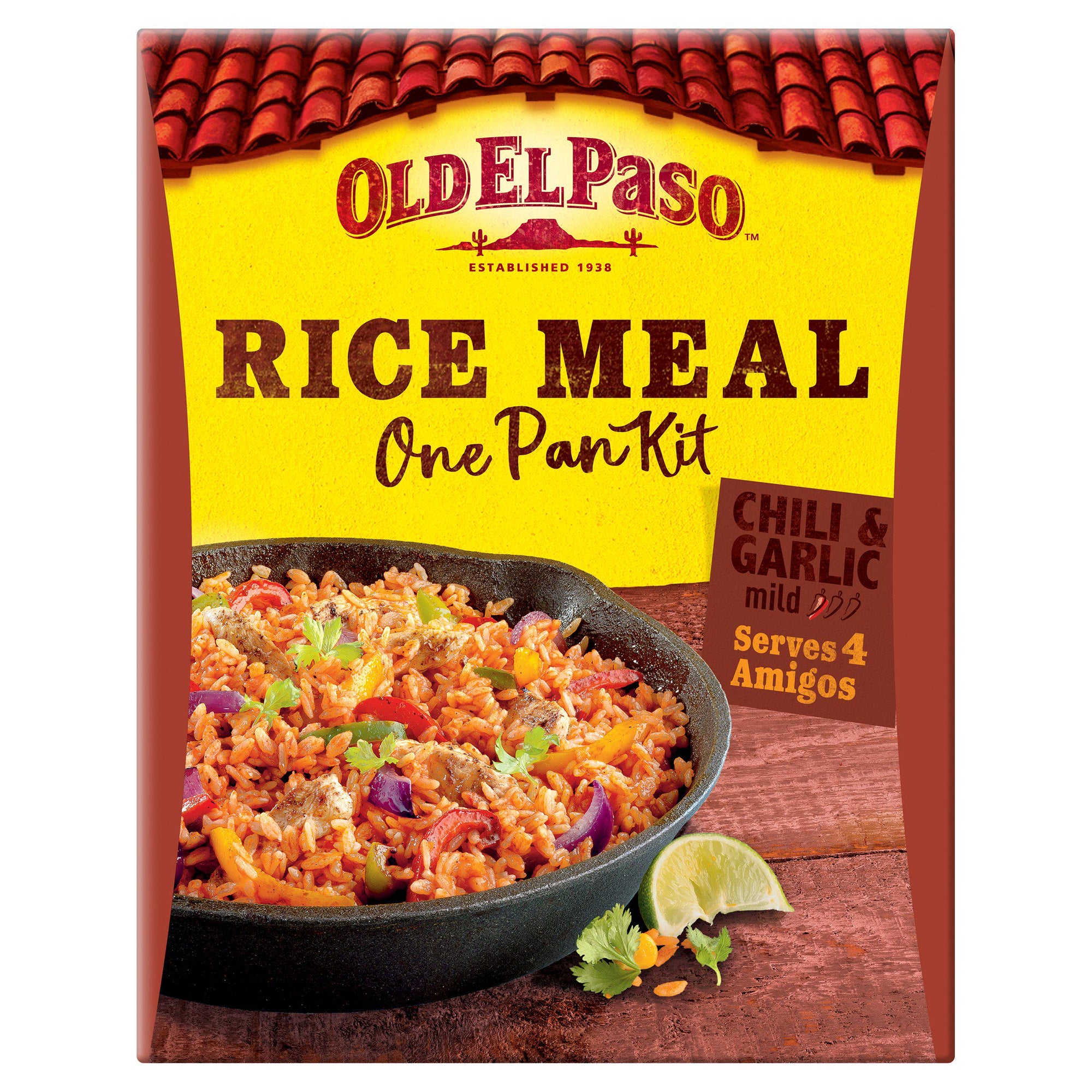 Old El Paso Chilli & Garlic Rice Kit 355g