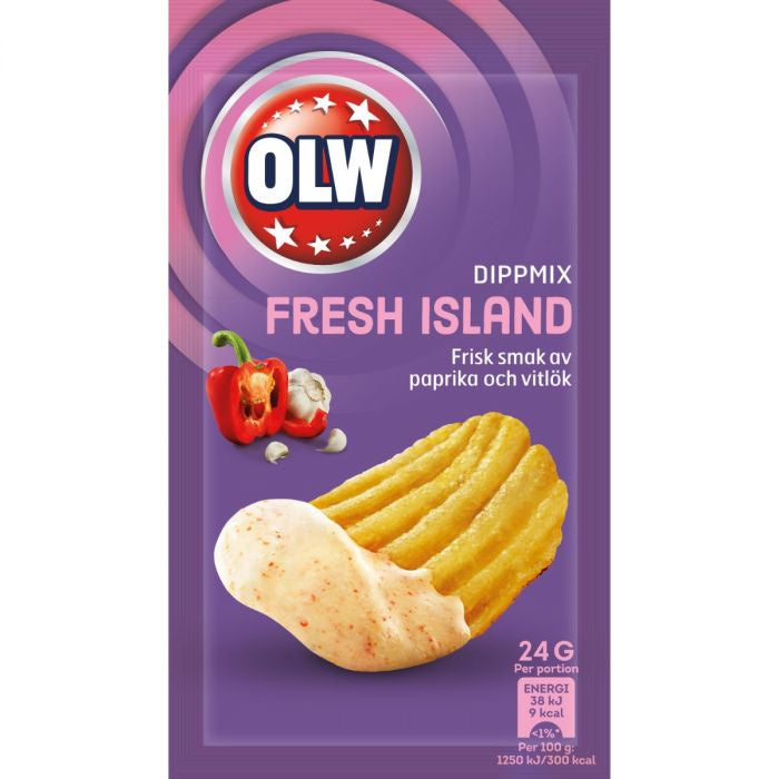 OLW Fresh Island dip mix - 24g