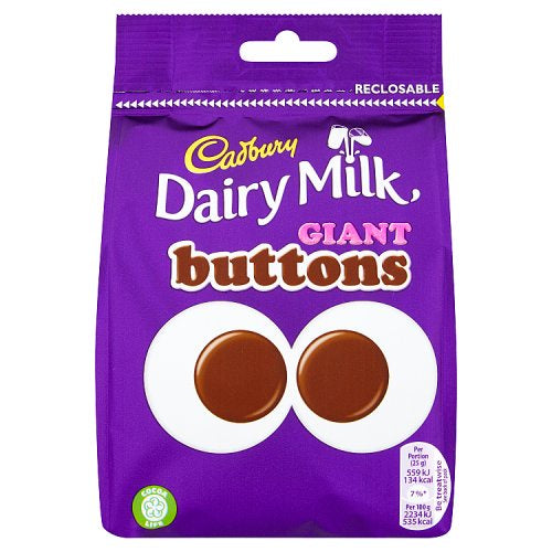 Cadbury Dairy Milk Buttons Chocolate Bag 95g