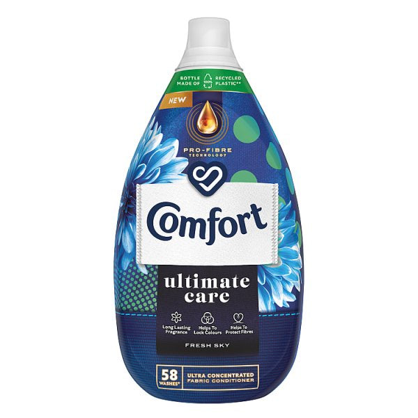 Comfort Fresh Sky Ultra Concentrated Fabric Conditioner 58 Wash 870ml