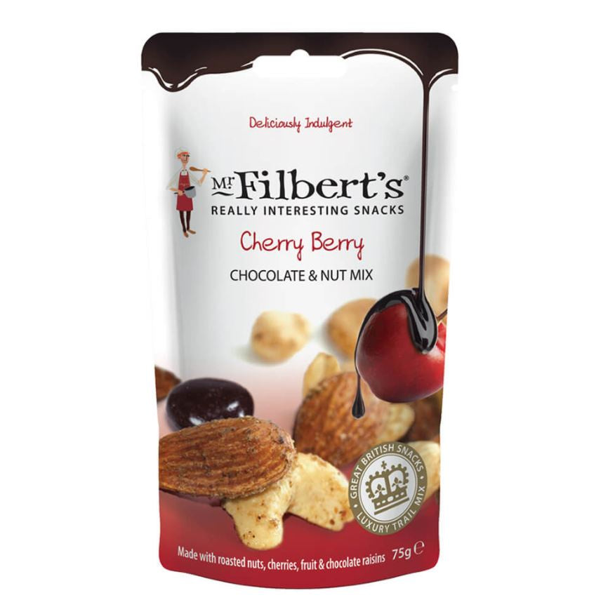 Mr Filberts Cherry Berry Chocolate & Nut Mix 75g