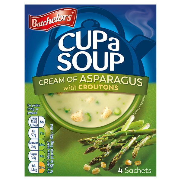 Batchelors Cup a Soup Asparagus 4pk