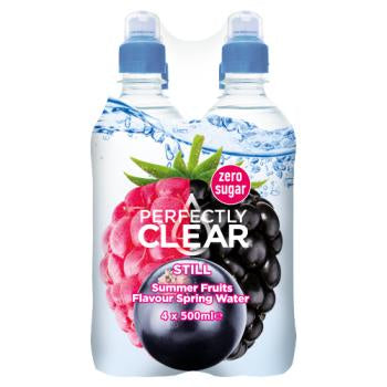 Perfectly Clear Summer Fruits Still Spring Water 500ml 4pk