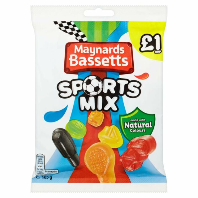 Maynards Bassetts Sports Mix 165g