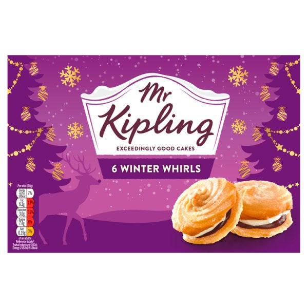 Mr Kipling Winter Whirls 6pk