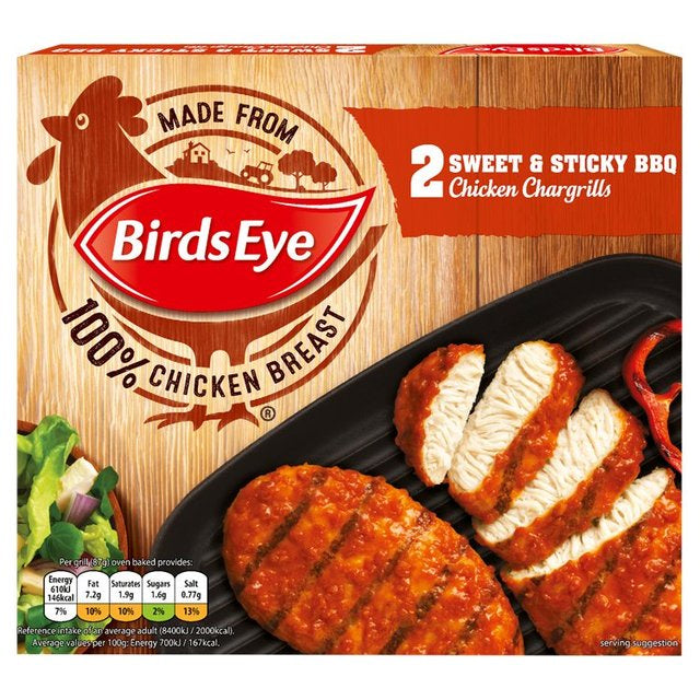 Birds Eye BBQ Chicken Chargrill 2pk