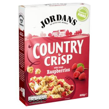 Jordans Country Crisps with Tangy Raspberries 500g