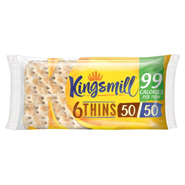 Kingsmill 50 50 Thins 6pk