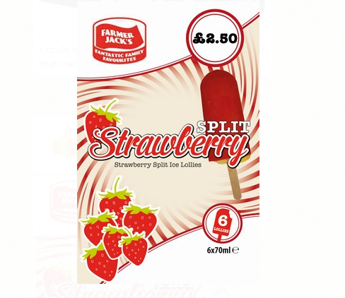 Farmer Jacks Strawberry Splits 6pk