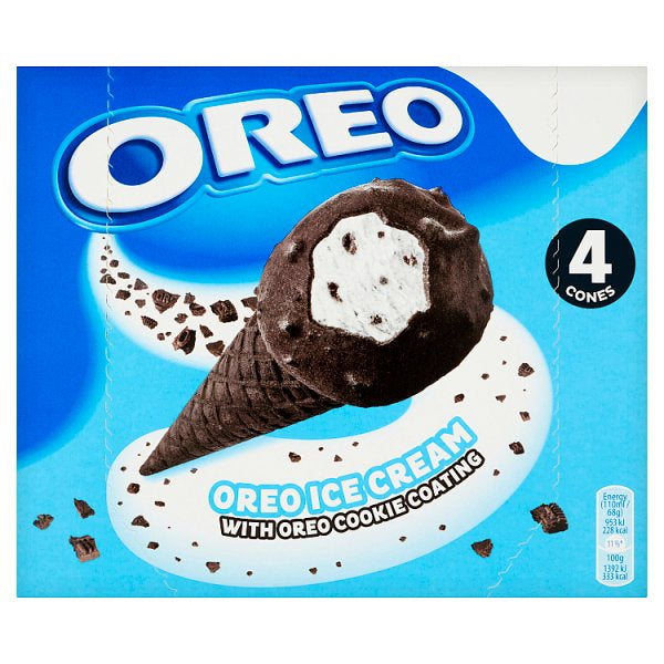 Oreo Ball Top Cone 4pk