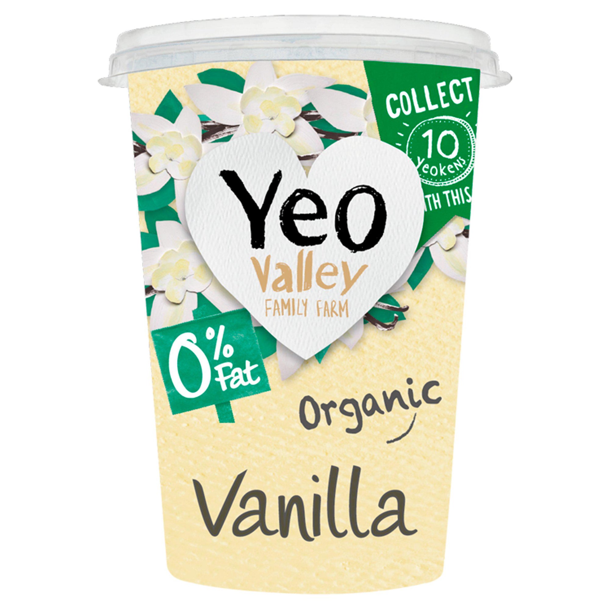 Yeo Valley Organic Fat Free Vanilla 450g