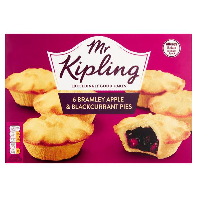 Mr Kipling Bramley Apple Blackcurrant Pies