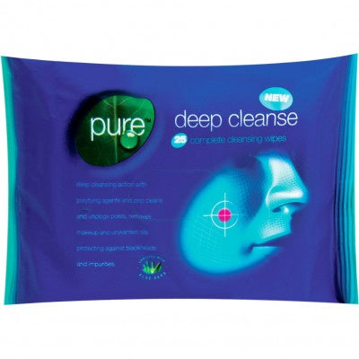 Pure Deep Cleansing Wipes 25