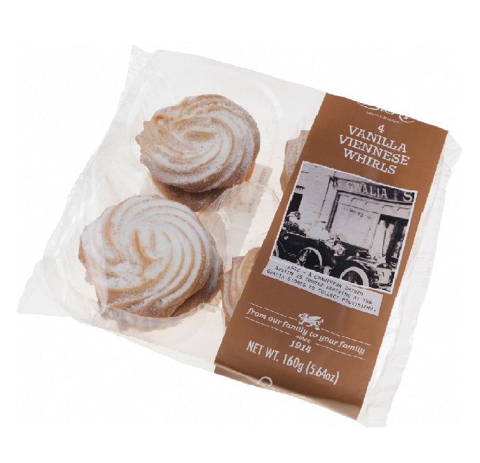 Burts Vanilla Viennese Whirls 4pk