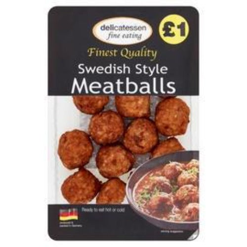 Deli Fine Eating Precooked Swedish Style Meatballs 200g