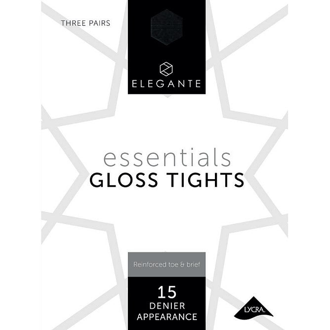 Elegante Sheer Gloss Tights - 3PP, Medium, Copper