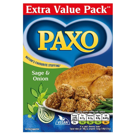 Paxo Sage & Onion 340g