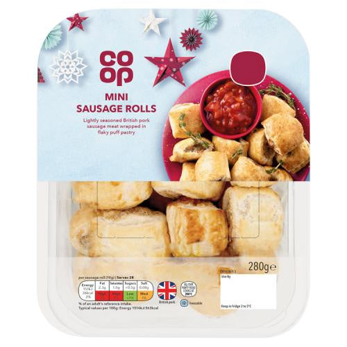 Co op Mini Sausage Rolls 280g