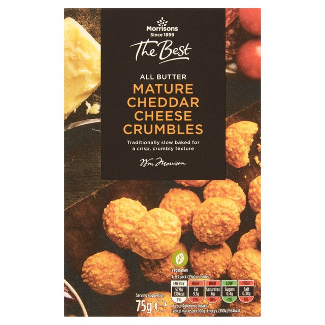 M The Best All Butter Cheddar Cheese Crumbles 75g