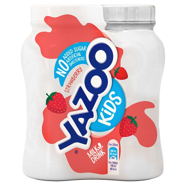 Yazoo Kids Strawberry Milk Drink 4x200ml