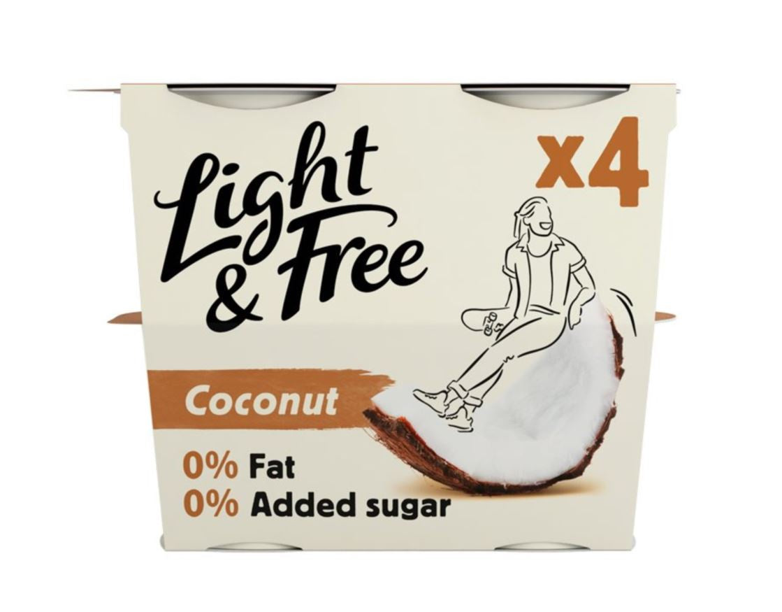 Danone Light & Free Coconut 4pk