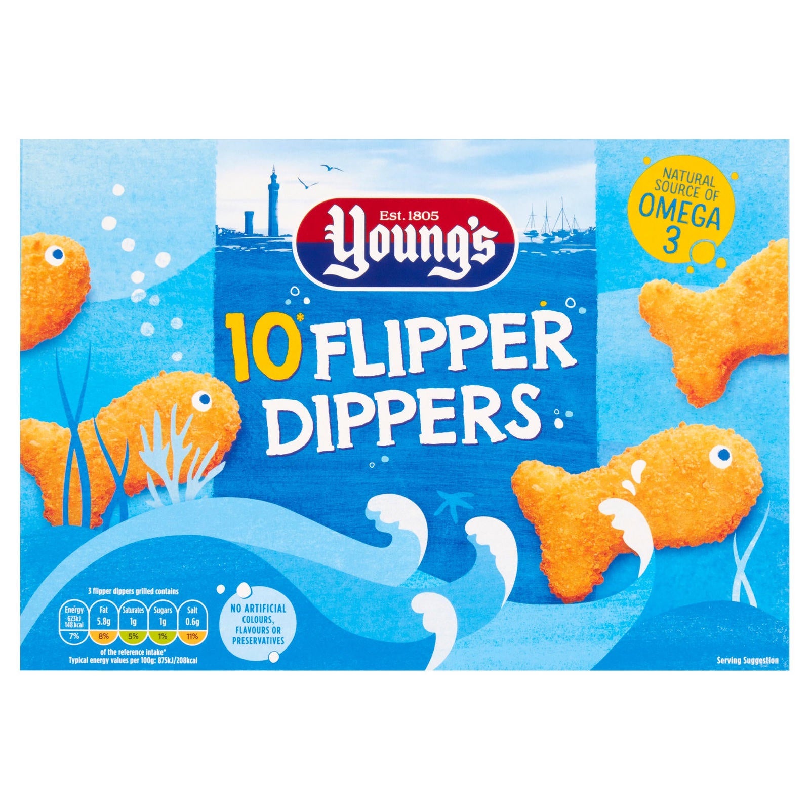 Youngs 10 Flipper Dippers 250g