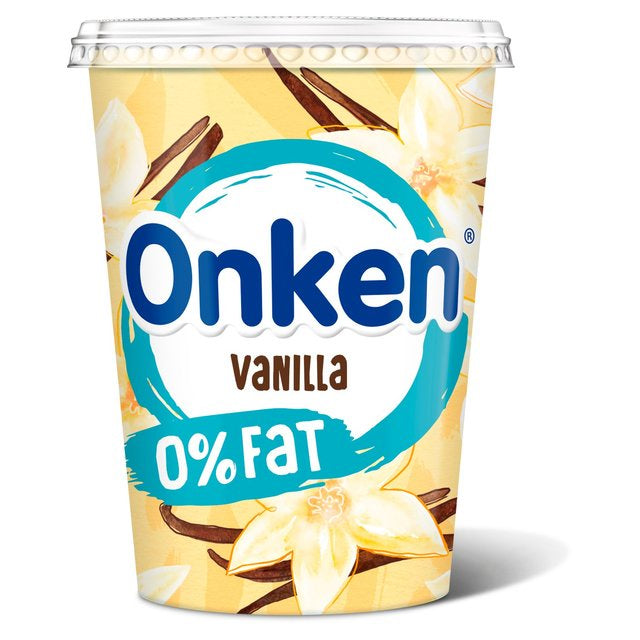 Onken 0% Fat Vanilla Yogurt 450g