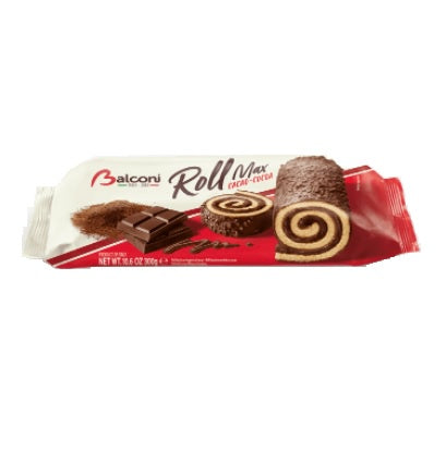 Balconi Max Chocolate Creme Italian Swiss Roll 300g