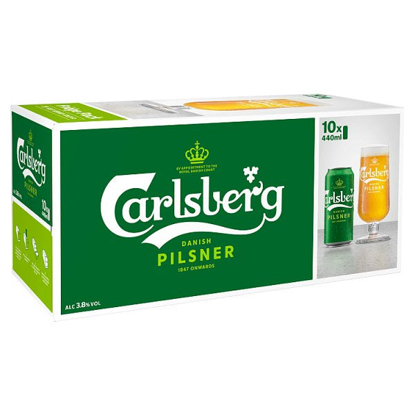 Carlsberg Pilsner 10 x 440ml 3.8%